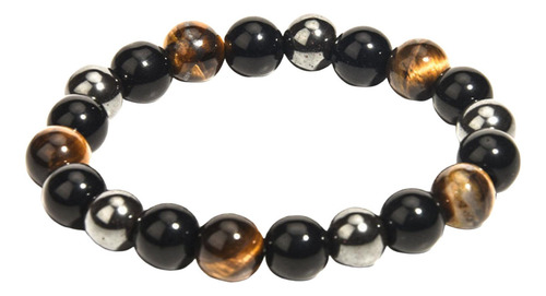 Pulsera De Cuentas Hombres Mujeres Cuentas Redondas 10 Mm