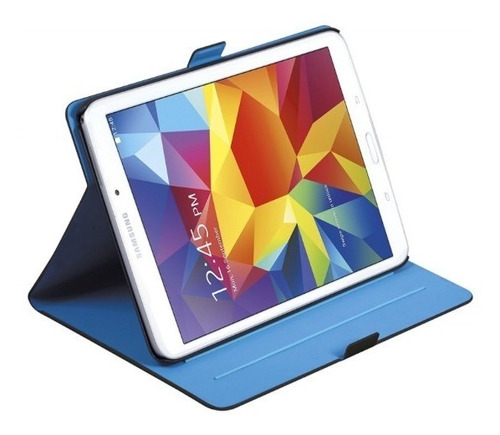 Estuche Para Galaxy Tab 4 De 8¨ Tipo Folio Port En Azul