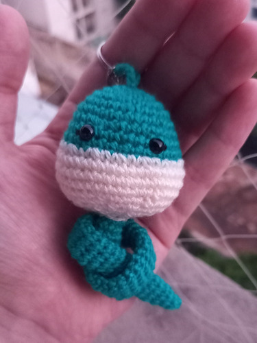 Amigurumi Viborita Cola Larga Tejido A Crochet (c/ Llavero) 2 Unidades
