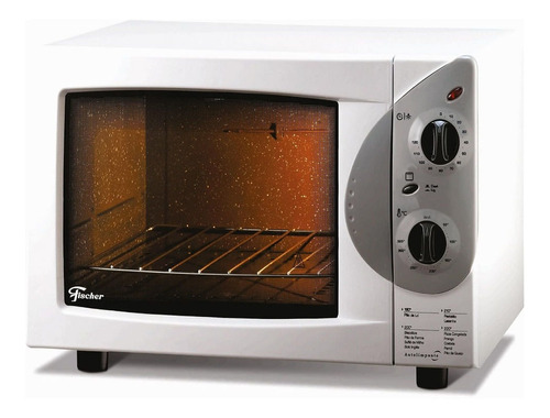 Forno Elétrico Fischer 44 Litros Grill Branco  127 Volts