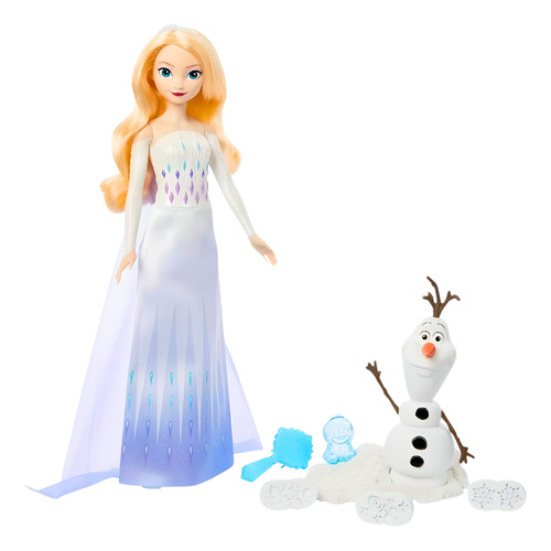 Boneca Disney Frozen Elsa E Olaf Aventuras Hyh10 Mattel