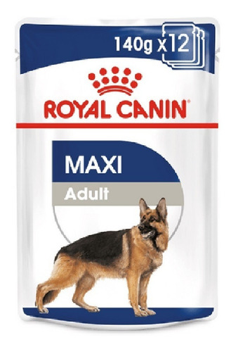 Imagen 1 de 1 de Comida Para Perros Royal Canin Pouch Maxi Adulto 140 Gr