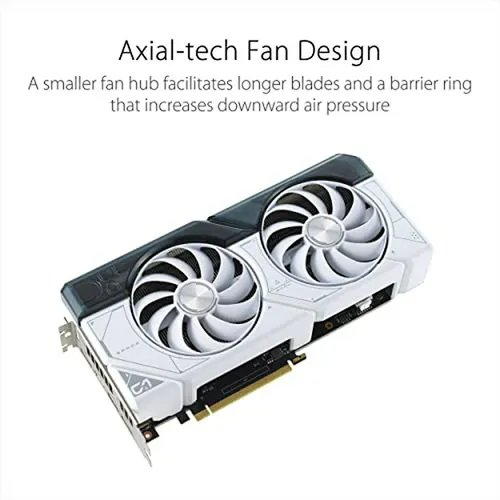 Tarjeta Gráfica Asus Dual Geforce Rtx White Oc 12gb Gddr6x