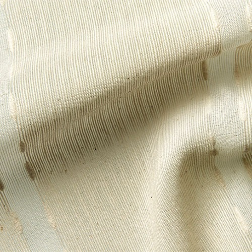Imagen 4 de 5 de Cortina Corta Diseño Vainilla 2 Paños De 1.40x1.35 Mts