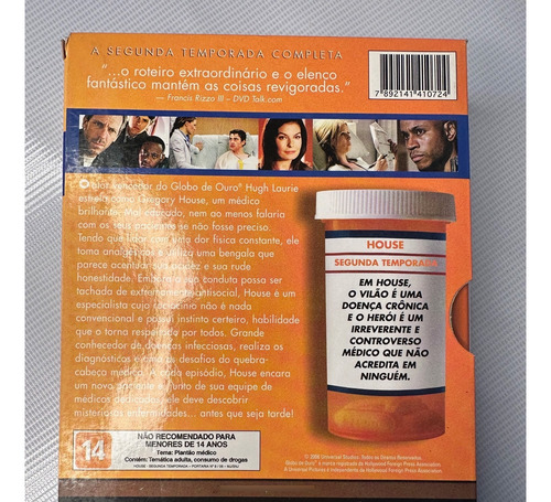 Box Dvd Dr. House 2° Temporada Completa Original (Usado)