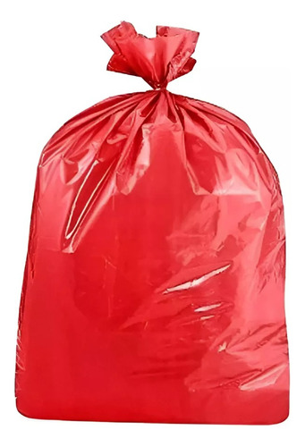 Bolsa Roja 82 X 110 Cm I 120 Micr. I 10 Unidades I Hospital
