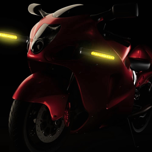 Imagen 5 de 8 de Luces Direccionales Intermitentes De Moto Led Secuencial