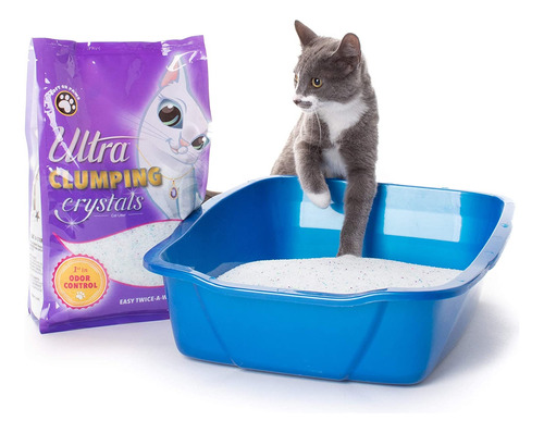 Ultra Pet - Arena De Cristal Para Gatos, Cristales Blancos C