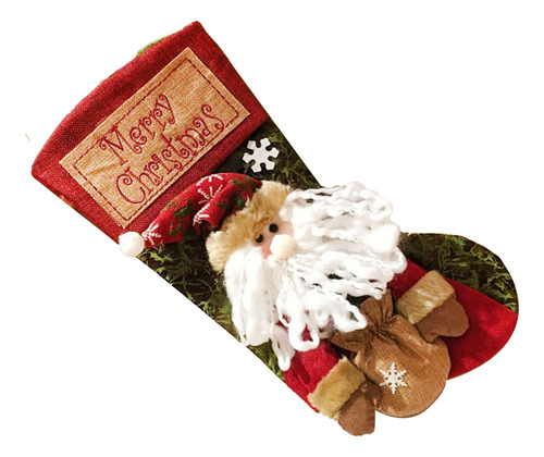 Exquisitas Medias Navideñas Hechas A Mano