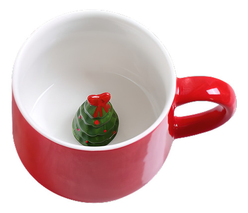 Taza De Ceramica, Temporada Navideña Diseño Pino De Navidad