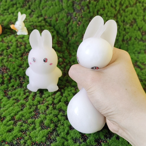 M Juguete Para Apretar Con Forma De Conejo Que Cambia De