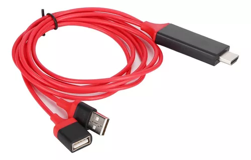 Cable adaptador USB hembra a HDMI macho 1080P HDTV TV Digital AV