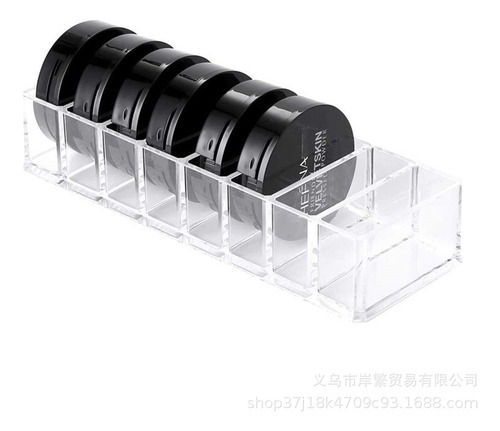 Organizador De Maquillaje De Escritorio Con Separador Transp