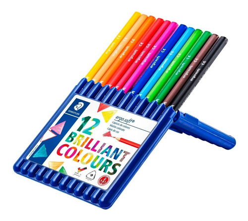 Colores Brillantes Ergo Soft X 12 Staedtler