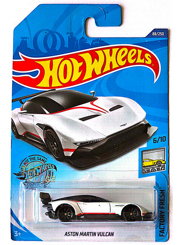 Aston Martin Vulcan Blanco Hot Wheels
