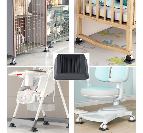 Silla De Goma Con Tapón De Rueda Slip Furniture (4 #mold), T