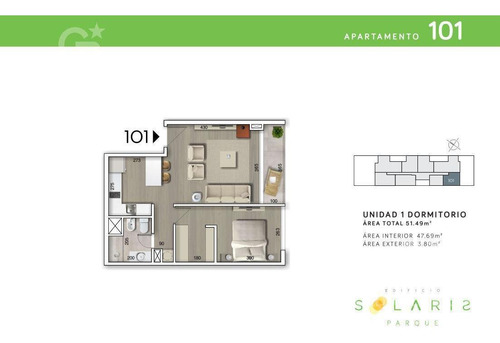 Imagen 2 de 19 de Venta Apartamento Un Dormitorio En Punta Gorda - 101