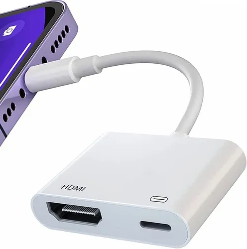 Adaptador Lightning A Hdmi Av 1080p Para iPhone iPad Captura