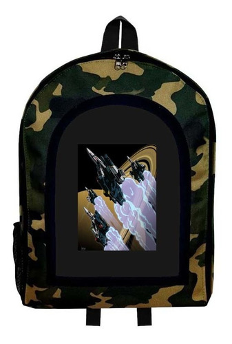 Mochila Camuflada Robotech Modelo 80