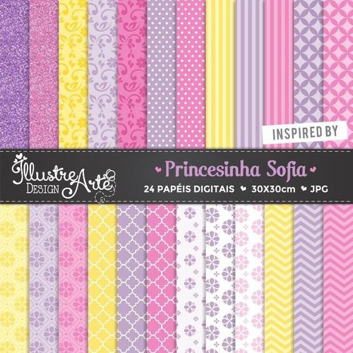 Kit Imprimible Scrap #03 - Ia - Princesinha Sofia