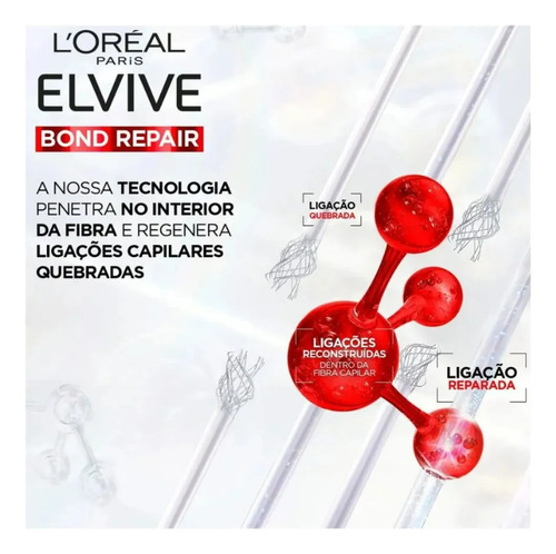 Novo Kit Elseve Bond Repair Ácido Cítrico Reconstrói A Fibra