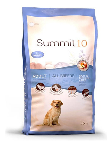 Summit 10 Adult Chicken And Rice - 15 Kg