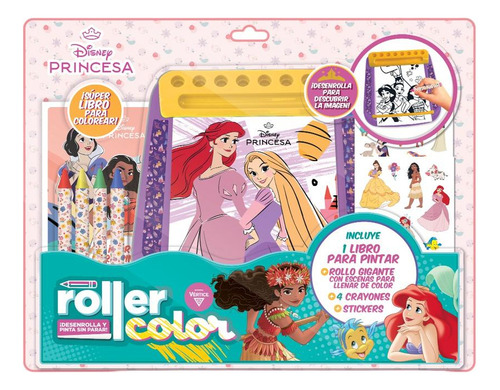 Blister Roller Color Libro Para Colorear Princesas