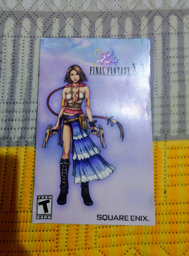 Final Fantasy X/x2 Solo Caja Y Manual Sin Disco (Usado)