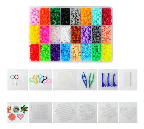 A*gift Fuse Beads Kit Fusion Hama Beads Perler Beads Set