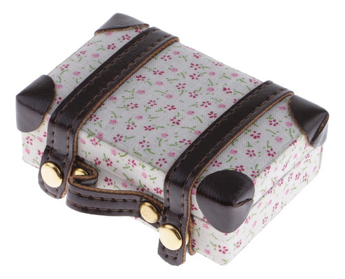 1/6 Maleta Estuches De Equipaje En Accesorio De Floral