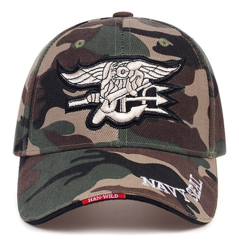 Imagen 2 de 7 de Gorra Táctica Navy Seal Bordado Beisbolera Ajustable