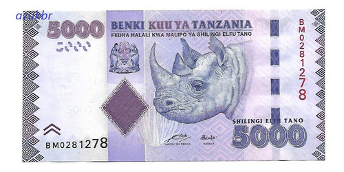 * Tanzania - 5000 Shilingi Nd (2011) - P.43 - Fe *