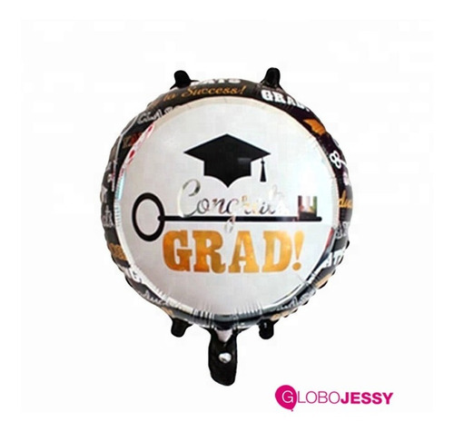 Globo De Graduación Pack 5 Pzas