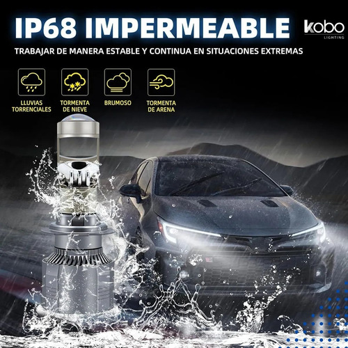 Cree Led Para Auto Iron Dakar Con Lupa Kb3 Canbus Csp
