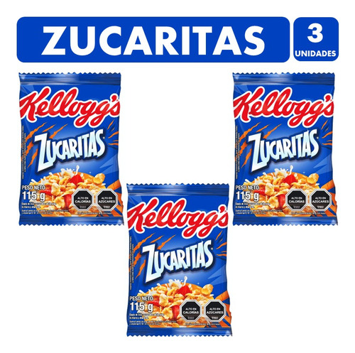 Cereal Zucaritas Kellogg's (pack De 3 Unidades)