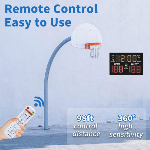 Marcador Electrónico De Baloncesto Con Timbre For Juegos
