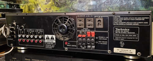 Receiver Technics Sa-gx3oo Stereo Entrada Tornamesa (Usado)