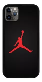 Funda Uso Rudo Tpu Para iPhone Michael Jordan Rojo Negro