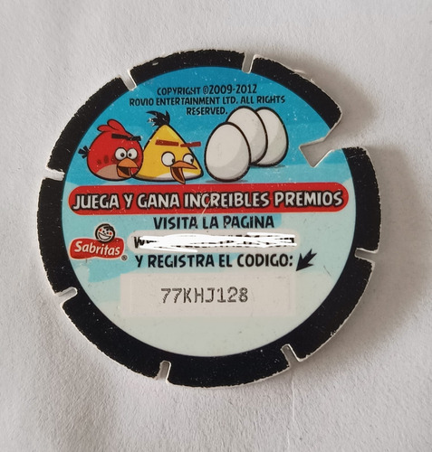 Tazo Angry Birds Web Red (Usado)