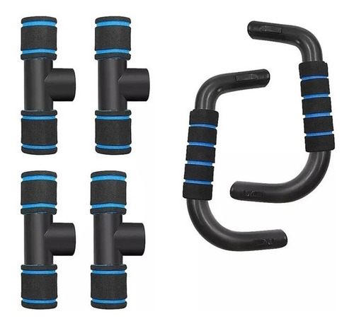 Imagen 6 de 9 de Par Barra Push Up Flexiones Lagartijas Fitness Gym