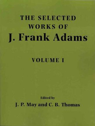Libro The Selected Works Of J. Frank Adams 2 Volume Paper...