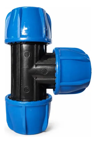 PP-「P」 ppp Tee De Compressão Pp P/pead Redução 63 X 20 X 63 Mm Pp | Frete grátis