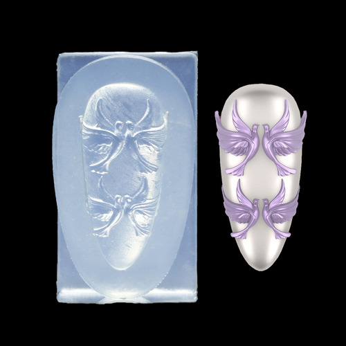 Molde De Silicona Para Decoración De Uñas Con Forma De Flor,