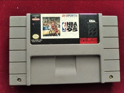 Nba Live 95 ( Juego Super Nintendo Snes ) 10v      _\(^o^)/_