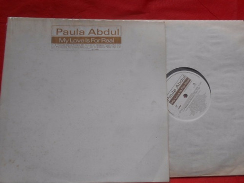 Vinil Paula Abdul My Love Is For Real Single 12  Importado