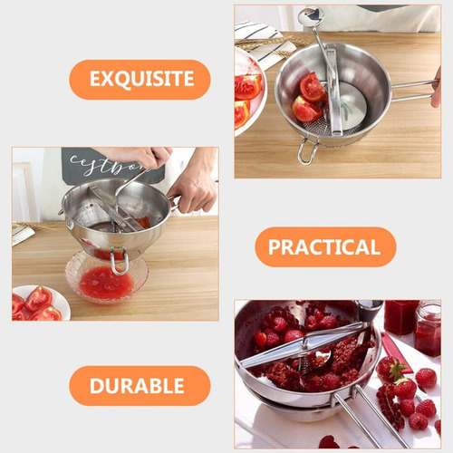 Moinho Alimentos Aço Inoxidável, Ótimo Para Suco Tomate