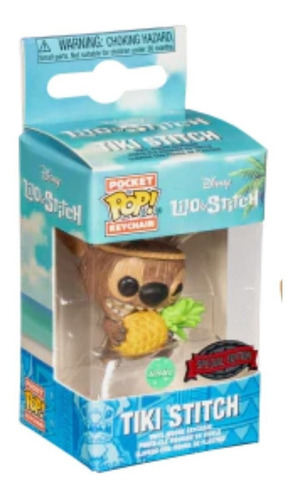 Chaveiro Pop Funko Keychain Tiki Stitch
