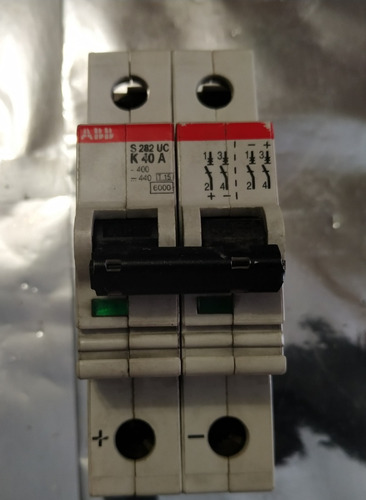 Interruptor Abb S282 Uc K 40 A (Usado)