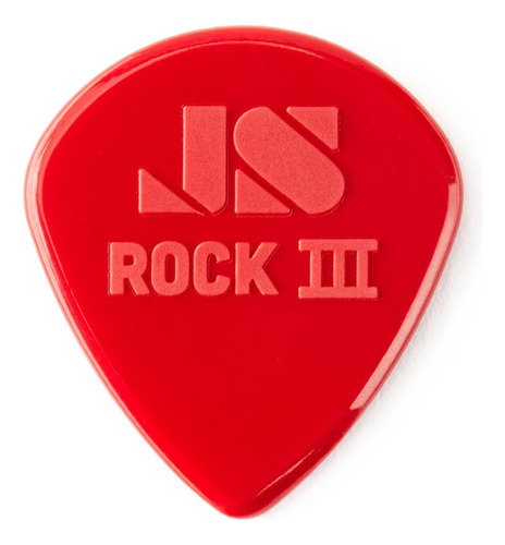 Set Picks Dunlop Rock Ill Nyon Custom Jazz Ill - Pack 6 Puas Color Rojo Tamaño Jazz Iii