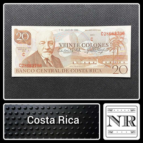 Costa Rica - 20 Colones - Año 1983 - P #238 - Caribe